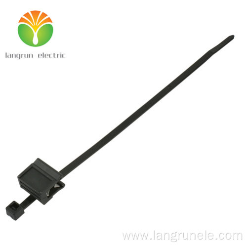 156-00568 150mm Nylon Cable Tie With Cable Clip